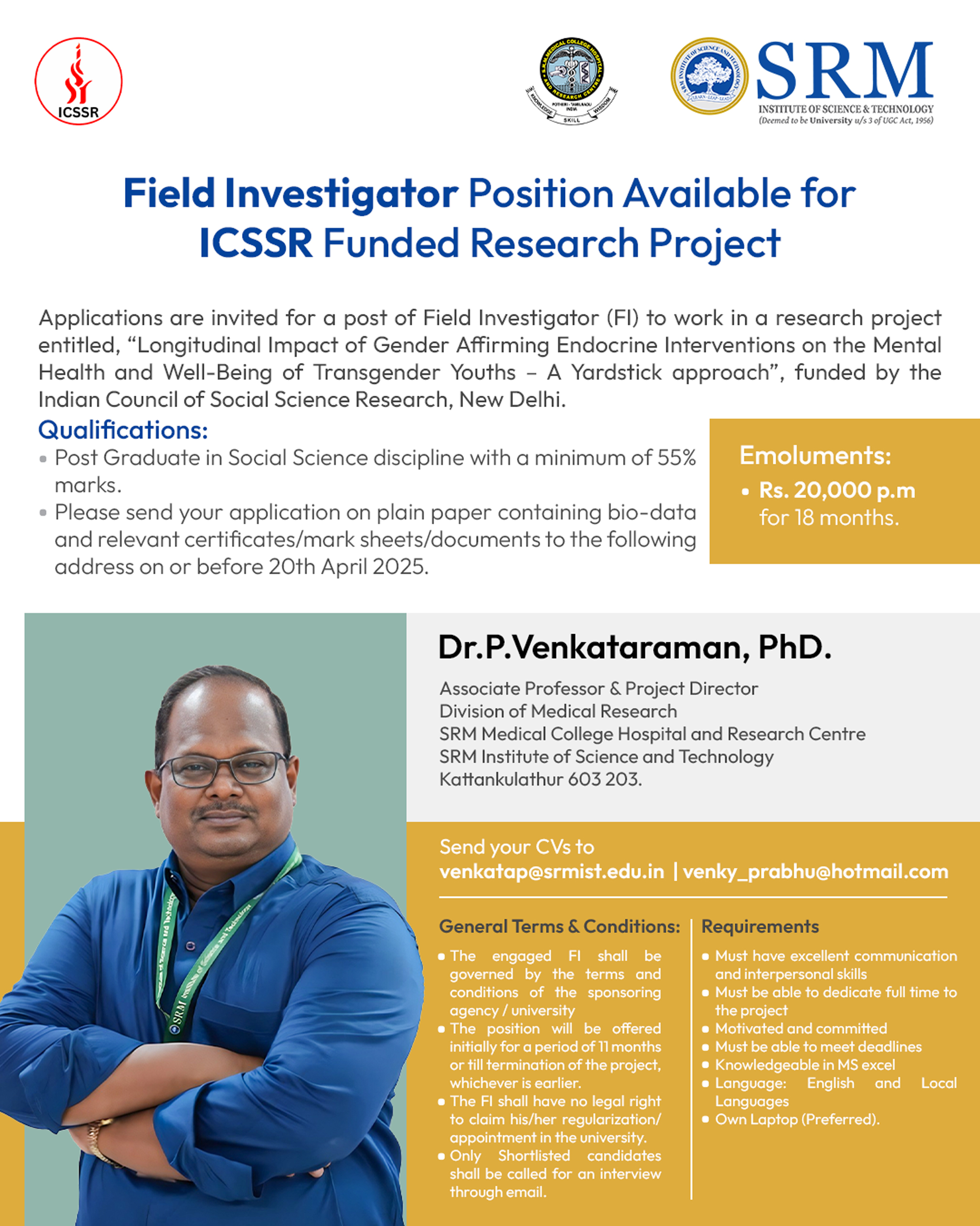 Hiring Post | Medical Research